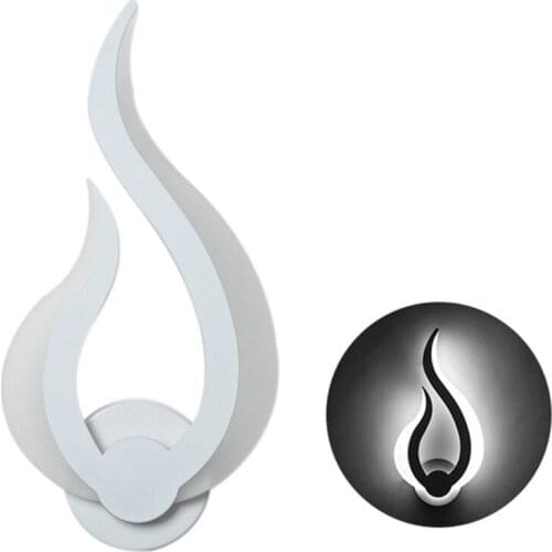10W modern minimalist acrylic flame wall lamp living room balcony staircase corridor aisle bedroom bedside wall light AC220V