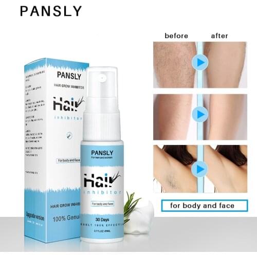 3 Pcs Hair Removal Treament Spray Pemanent Hair Growth Inhibtor Painless Cream Face Removal Armpit Legs Body Hair Depilation
