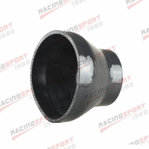 3Ply 2" To 1.75'' Inch 76.2mm Straight Pipe Reducer Silicon Coupler Hose