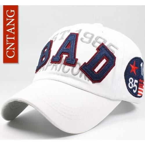 CNTANG Men Women 100% Cotton Baseball Cap Summer Snapback Brand Letter Embroidery Hip Hop Hat Designer Gorras Fashion Sun Cap