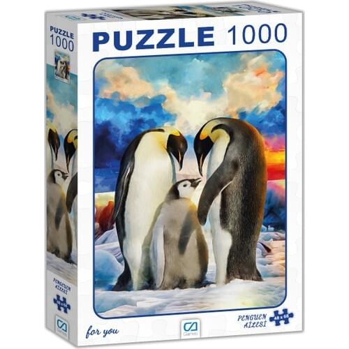 Ca Games Penguin Family Jigsaw Puzzle 1000 Piece