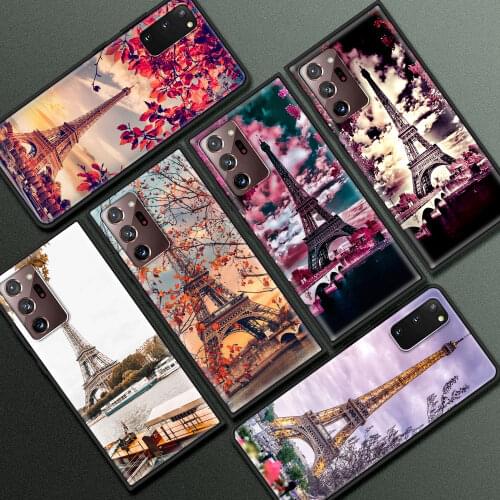 Love Paris Eiffel Tower Case For Samsung Galaxy S20 FE S21 S10 S9 Plus S8 S10e Note 20 Ultra 10 Lite 9 8 Soft Phone Cover