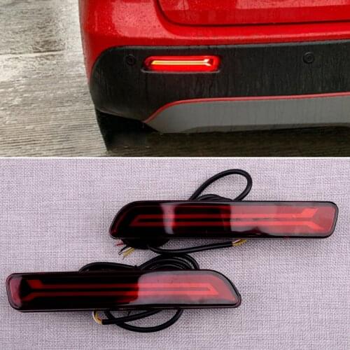 CITALL 12V LED Rear Bumper Reflector Tail Fog Light Brake Lamp Fit For Suzuki SX4 2007 2008 2009 2010 2011 2012 2013 2014-2017