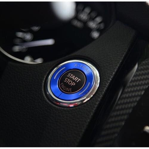 For Nissan X-trail X trail T32 2014-2019 Push To Start Button Keyless Go Engine Start Stop Switch START Engine Button