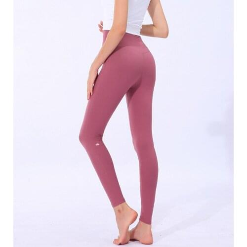 High Waist Fitness Gym Leggings Women Seamless Energy Tights Workout Running Activewear Yoga PantsTrainning Wear Peach Hip/40