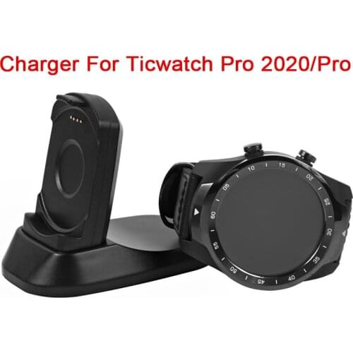 Magnetic Charging Cable For Ticwatch Pro 2020/2019 Smart Watch Chargers Base Fast Dock Adapter For Ticwatch Pro 4G eSIM Charger