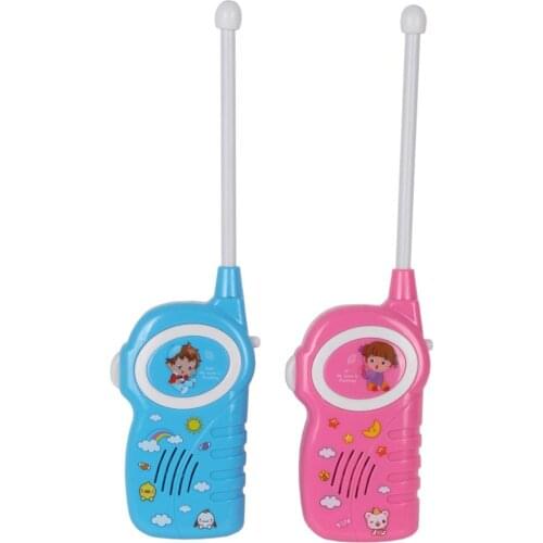New 2pcs/Set Cute Handhold Walkie Talkie Toy Children Game Interactive Toy Kid Cute Kid Sounding Toys Interaction Toy
