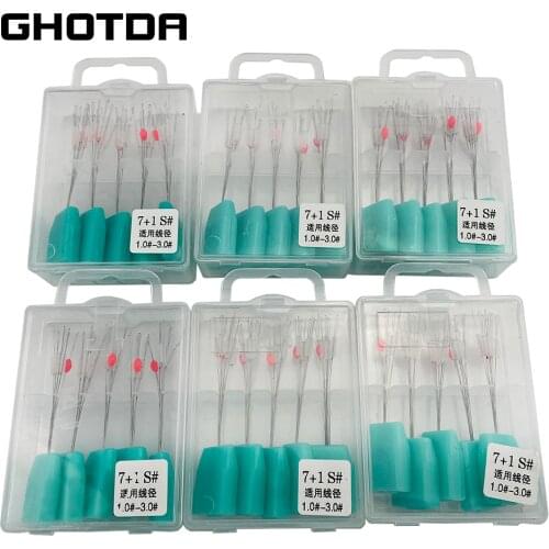 NEW 5 Sets 40PCS 7+1 Fishing Space Beans Swivels Clip Connectors Fish Float