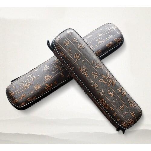 Portable flute bag two sections bamboo flute xiao storage bag box 1pc