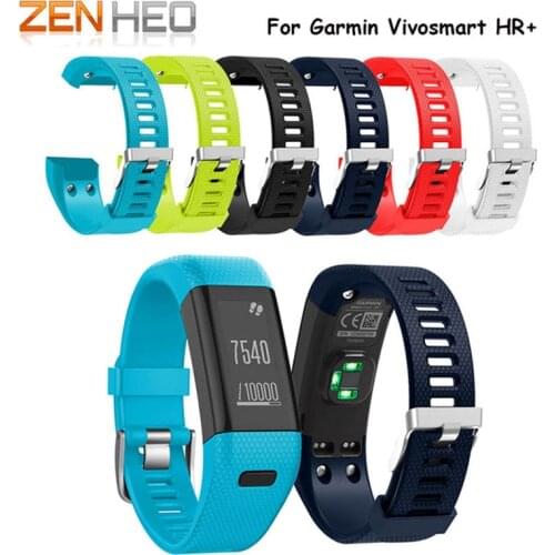 Silicone Wrist Strap For Garmin Vivosmart HR + Replacement Bracelet Watchnand with Tools
