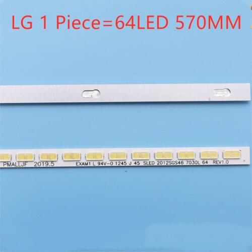 Free shippin NEW!!FOR Toshiba 46EL300C Article lamp 46-LEFT LJ64-03495A LTA460HN05 Article lamp 1piece=64LED 570MM