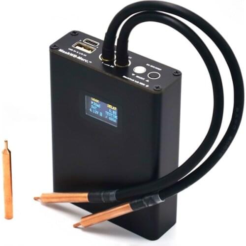 BTL-02 Mini Spot Welder Kit Portable Digital Display Spot Welding Machine Weld Tools For 0.2mm Nickel Plated 18650 Battery Pack