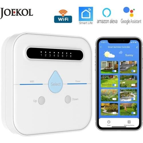 Smart Irrigation Controller Water Valve Controller Wifi Automatic Irrigation Watering System Smart Garden Watering Timer