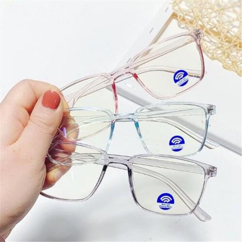 Vintage Unisex Oculos Eyeglasses Female Anti Blue Light Glasses Frame Women Vintage Clear Lens Gafas Para Mujer Eyewear Men