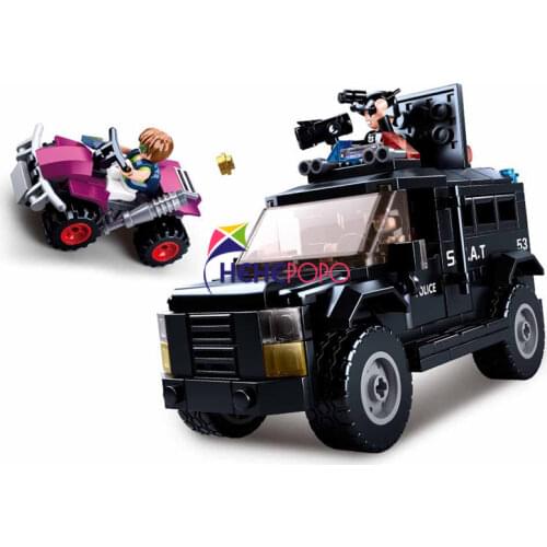 293pcs M38-B0653 SLuban Maritime Police Series Building Block Minifigures Educational Toy Block Toys For Kids Gifts Boys