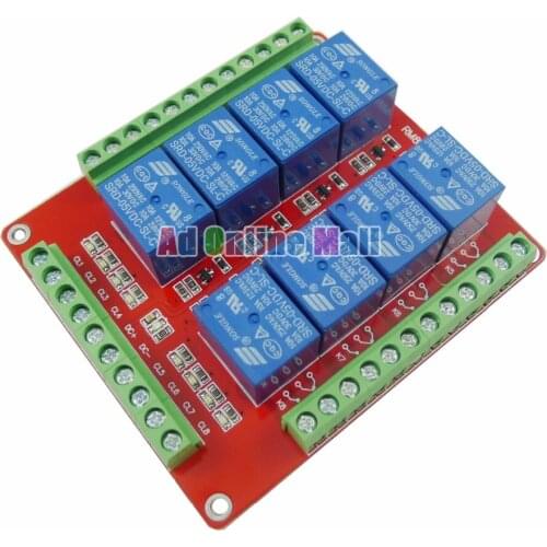 3PCS/LOT 8 Channel 5V Relay Module 8 way Relay For Arduino Mega2560 Nano 3.0 UNO R3 board AVR