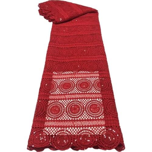 African Lace Fabrics 2021 High Quality Sequins Nigerian Cord Guipure Lace Fabrics Bride French Lace Fabric For Dress NI5544