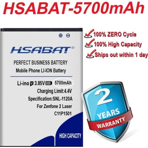 5700mAh Battery For ASUS ZenFone 2 ZenFone2 Laser Selfie ZE600KL Z00LD Z011D Z00UD ZE601KL ZE550KL ZD551KL C11P1501 ZE551KL