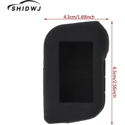 A93 Car Alarm LCD Remote Control Drop Shipping Russian Version Key Case Key Fob Chain For Starline A93/A63 Two Way Black Color