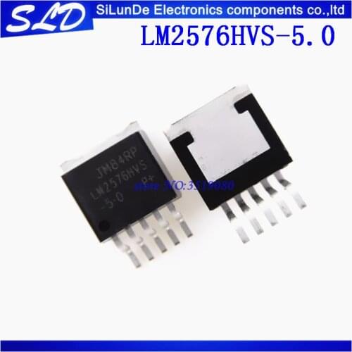 Free Shipping 50pcs/lot LM2576HVS-5.0 LM2576HVS LM2576 HVS-5.0 TO-263 new and original