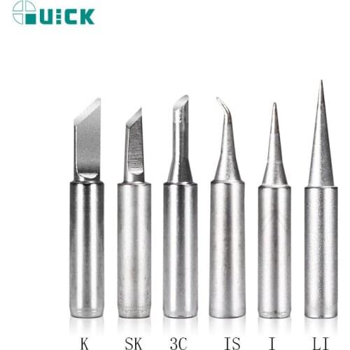 QUICK 936 High Quality Silver Soldering Iron Tip USB Desoldering Pump Welding Tools Electric Rework Station Soldering Iron Tips