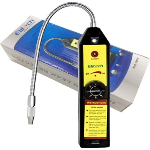 Halogen Leak Detector Tester Freon Gas Analyzer Car Air Conditioner Gas Leak Detector WJL-6000 Air Refrigeration Detector