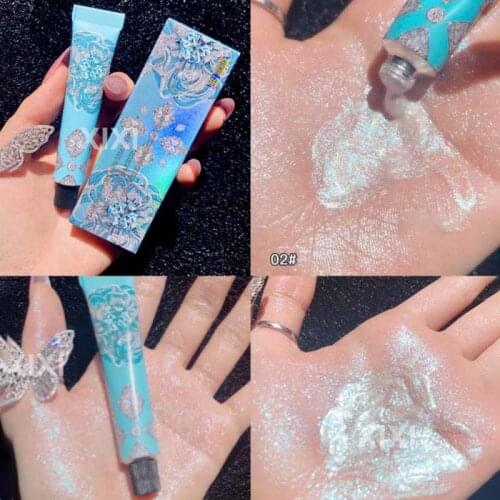 Highlighter Illuminator Liquid Body Luminizer Metallic Face Brighten Contouring Makeup Body Bronzer Shimmer Highlighter TSLM1