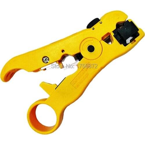 Cable Stripper Coax Stripping Tool RG59/6/7/11 Reversible Cassette Cable Cutter