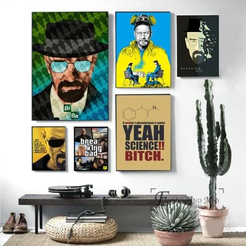 Breaking Bad Action Figures Posters And Prints Wall Pictures For Living Room Canvas Painting Art Decorative Home Decor Cuadros