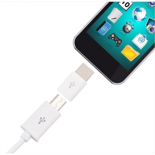 Micro USB Female to 8Pin/typeC Male Connector Micro usb Adapter For iPhone7 6 5 HUAWEI Micro 5pin to 8Pin typeC 2000pcs