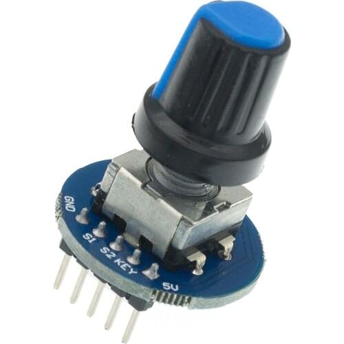 Rotary Encoder Module for Arduino Brick Sensor Development Round Audio Rotating Potentiometer Knob Cap EC11