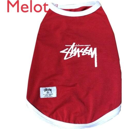 Cat Clothes Dog Spring and Summer Pet Short-Sleeved T-shirt Vest Thin