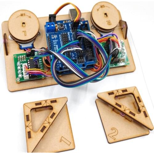 Painting Robot with Cable Plotter Arduino Maker Project Kit Polar Graph with Motor DIY STEM Toy Parts