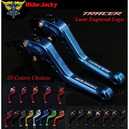 RiderJacky CNC Adjustable 14.7cm Short Brake Clutch Levers For Yamaha MT-07 MT-09 MT-10 TRACER 2014-2017