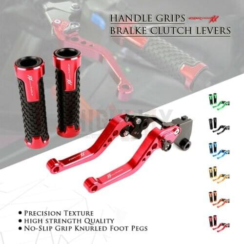 Brake Lever Handlebar Grips Grip CNC Aluminum Short Adjustable Brake Clutch levers For Honda CBR1100XX BLACKBIRD 1997-2007