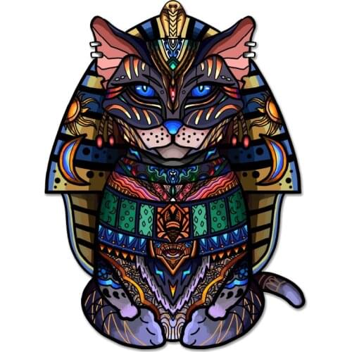 Unique Cat Wooden Puzzle For Adults Children Educational Toys Newest Wooden Puzzles Games Wood DIY Animals Puzzle Crafts Gifts