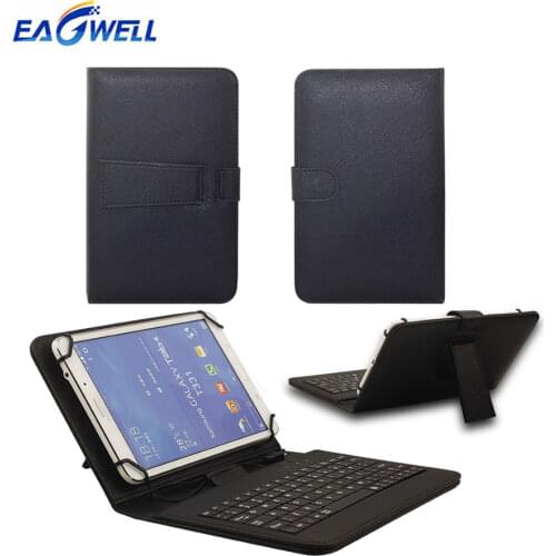 Universal Micro USB Keyboard Leather Case Cover For Android 7 inch Tablet PC For Samsung Lenovo Huawei Tablets Keyboard Case