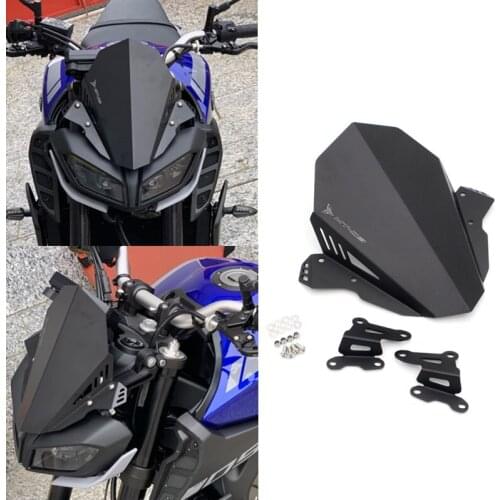 Windshield Wind Deflector Windscreen For YAMAHA MT-09 MT 09 2017-2020 MT09 FZ09 FZ-09 FZ 09 17-20