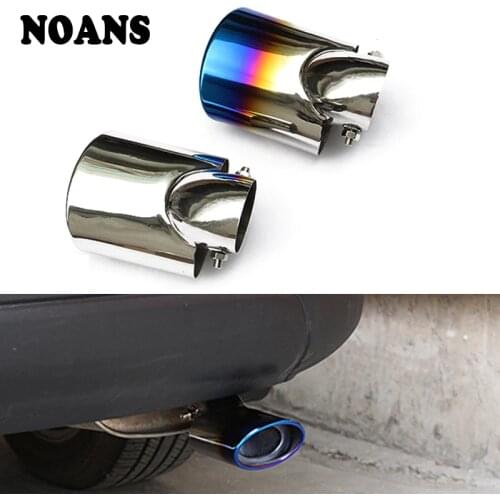 Stainless Steel Car Exhaust Tip Muffler Pipe Cover For Mitsubishi Outlander 4 3 2019 2018 2017 2016 2015 2014 2013 Accessories