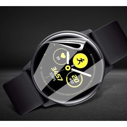 2pcs Screen Protector Clear HD Protective Film for Samsung Galaxy Watch Active 2 Protective Film For Active 2 40mm 44mm