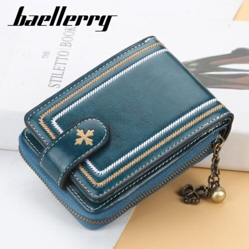 Women Wallets new ladies multi-card organ card bag Baellerry horizontal European American coin purse fashion buckle wallet 913