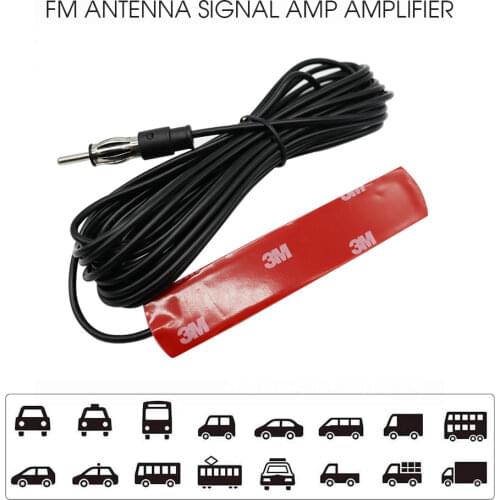 Hot Sale Car Radio FM Antenna Universal Auto 5M Length Signal Amp Amplifier Marine Car Vehicle Boat RV Signal Enhance Device
