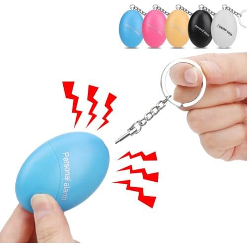 Car Key Rings Key Chain Emergency Alarm Self Defense Alarm Girl Women Security Protect Alert 120db Scream Loud Keychain