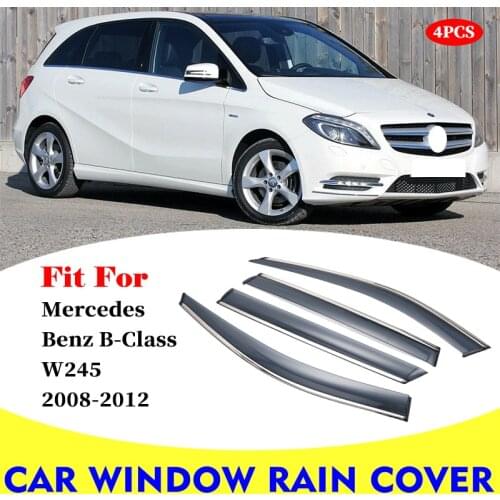 For Mercedes Benz B class W245 B200 2008-2012 car rain shield deflectors awning trim cover exterior car-styling accessories