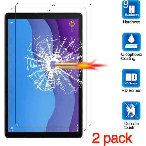 For Lenovo TAB M10 TB-X605F/TB-X505 10.1 9H Tempered Glass Screen Protector Film Protector Cover Easy Install Anti Fingerprint