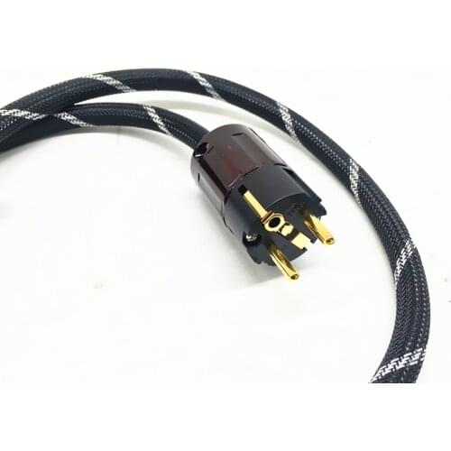 Hi-End Hifi Audio Power Cable Power Cord cable with P-079E C-079 EU Plug AC cable line hifi audio amp cable