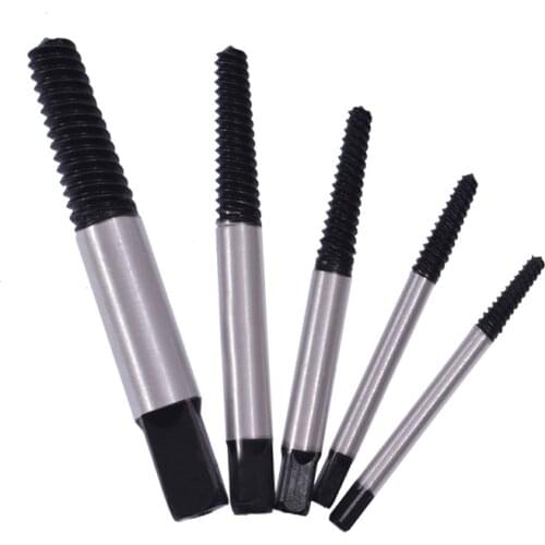 5 PCS Broken Wires Extractor Boxed Sliding Tooth Screw Extractor Take Off The Ends Breakage Of Screw Removal Tool