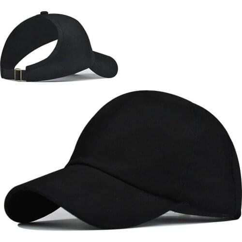 Women Cap Men Cap Horsetail Hat Solid Sport Unisex Outdoor Black Cotton Gorro Bone 2021 Sunscreen Sports Woman Cap Gorra Beisbol