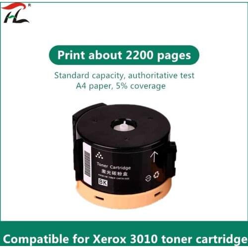 2PCS Compatible for Xerox Phaser 3010 3040 WorkCentre 3045 Laser Toner Cartridge for 106R02182 106R02183 Full with Toner