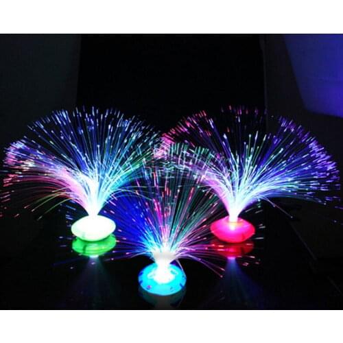 Hot Beautiful Autism LED Light Lamp Multicolour Fibre Optic Relax Changing Fashion Style Halloween Party decoration